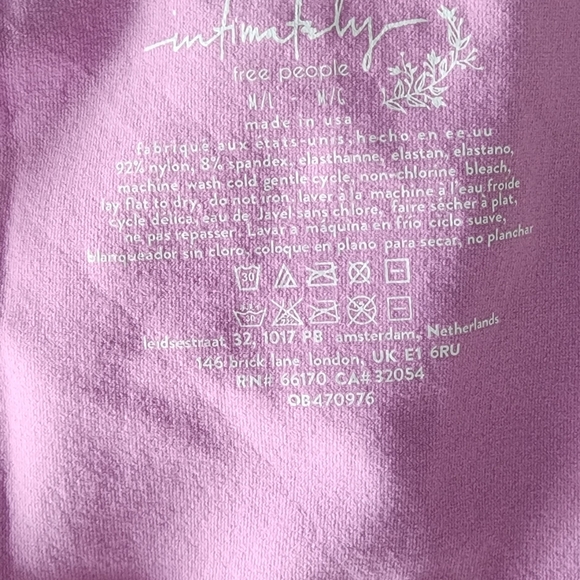 NWOT Intimately Free People Skinny Strap Brami in Aurora Sz M/L - Picture 3 of 5